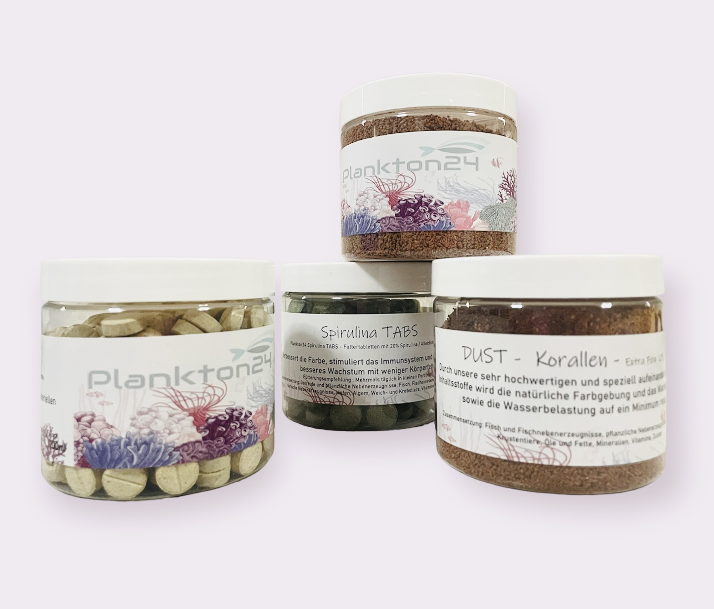 Plankton24 Premium Futterset – Komplettversorgung für Meerwasser-Aquarien