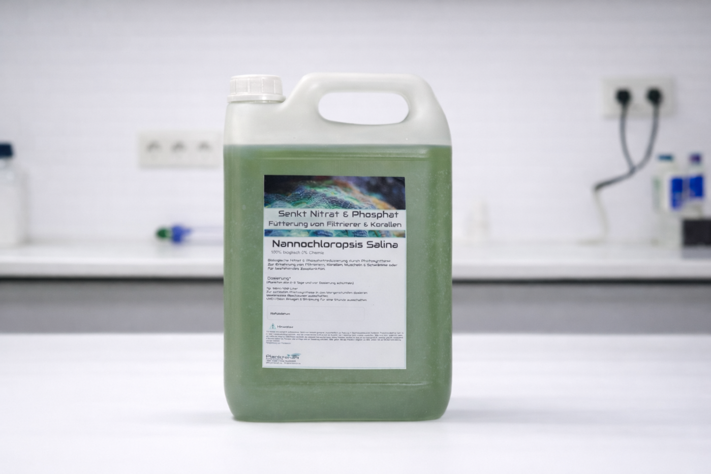 Nannochloropsis salina zur Senkung von Nitrat und Phosphat Der natürliche Nährstoff-Manager & Korallen-Booster