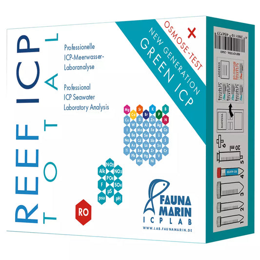 Fauna Marin Reef ICP Total Meerwasser-Labor-Analyse inkl. Osmosewasser