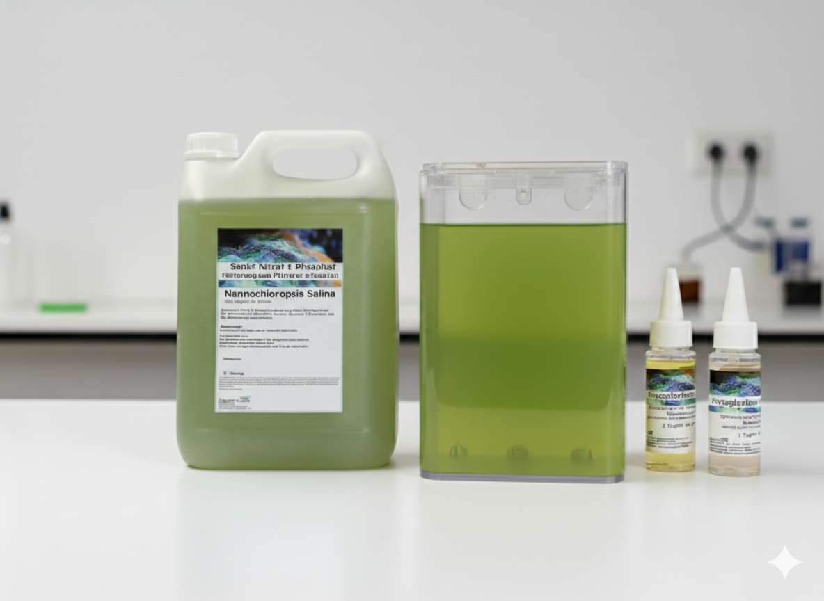 Nannochloropsis Salina Zuchtansatz – Ihr Start in die Phytoplankton-Zucht