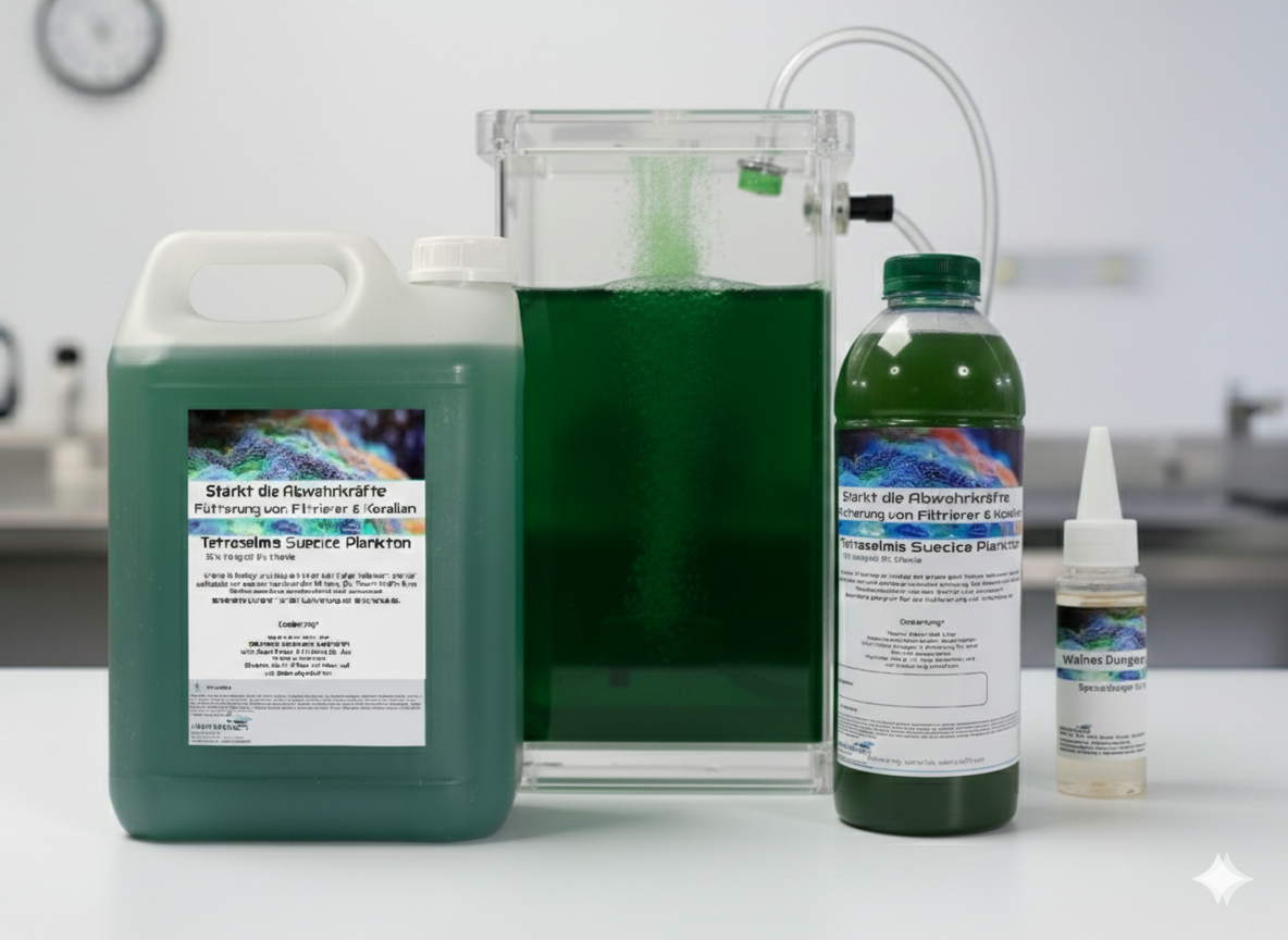 Tetraselmis Suecica Zuchtansatz – Der Power-Boost für Ihr Aquarium