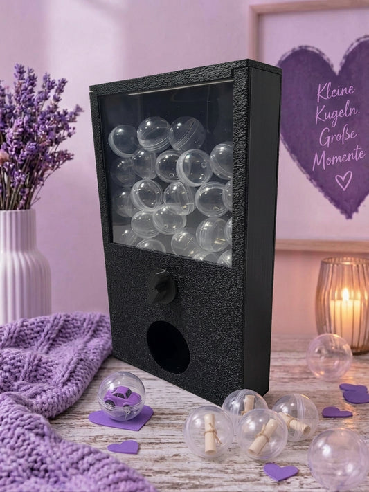 Adventskalender-Bilderrahmen DIY Automat Rahmen DIY Foto-Automat 24 Kugeln