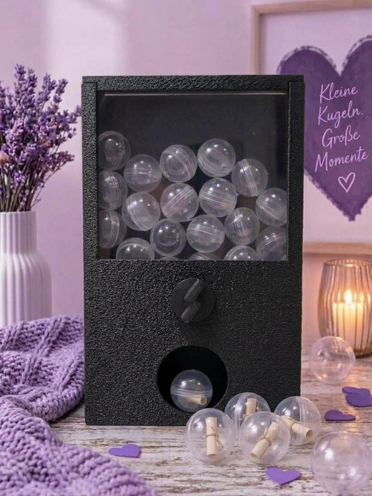 Adventskalender-Bilderrahmen DIY Automat Rahmen DIY Foto-Automat 24 Kugeln