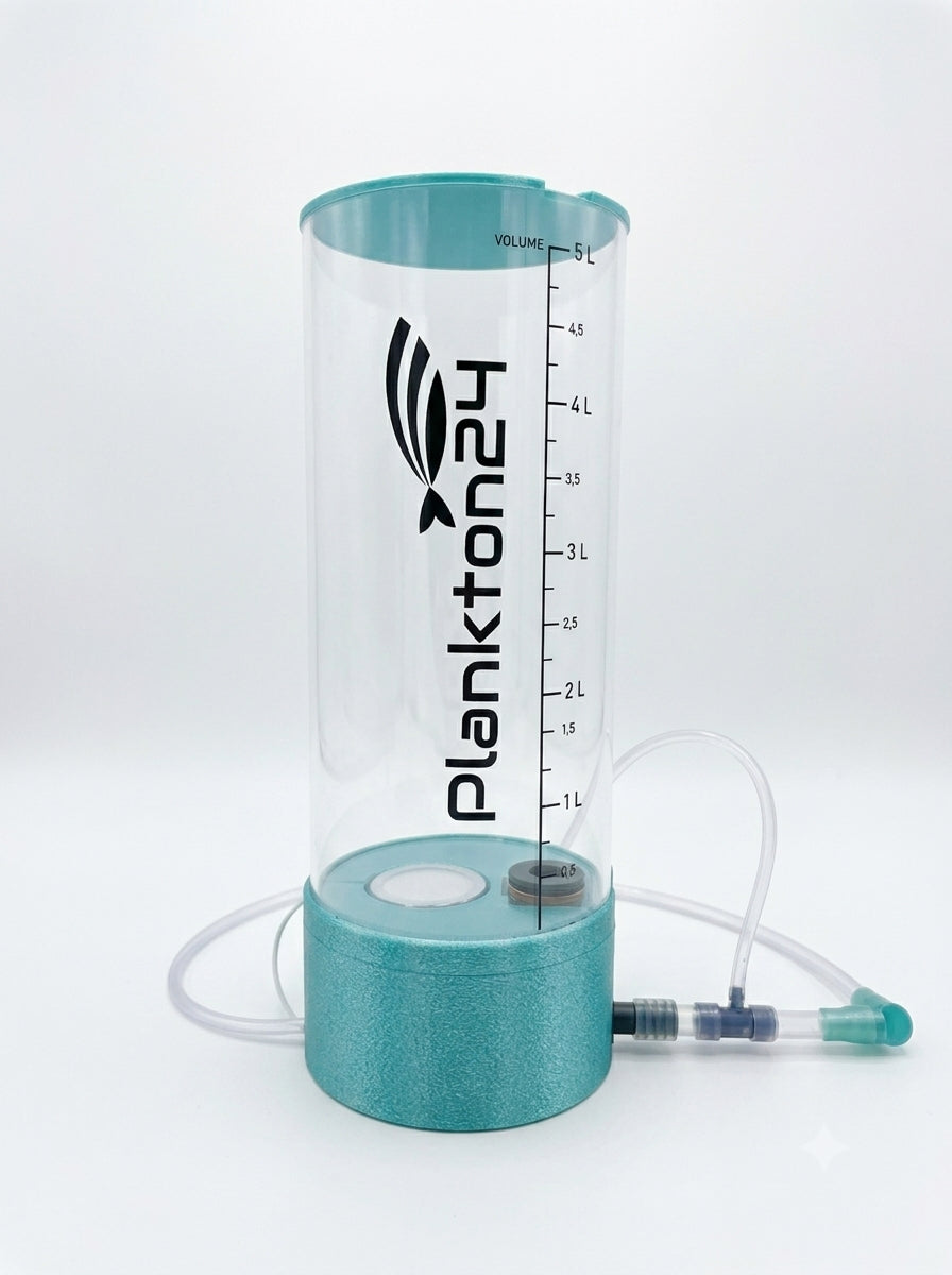 Plankton24 - PlanktonFlow Pro Plankton Reaktor  Produziere dein eigenes Lebendfutter! GRATIS Zuchtansatz